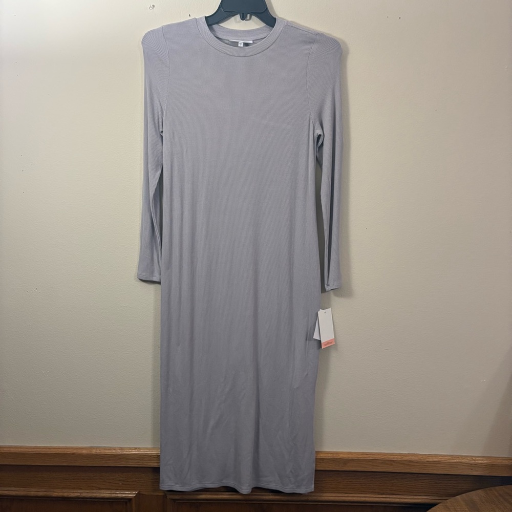 Motherhood maxi knit dress S opal fitted minimalist basics maternity NWT cl
